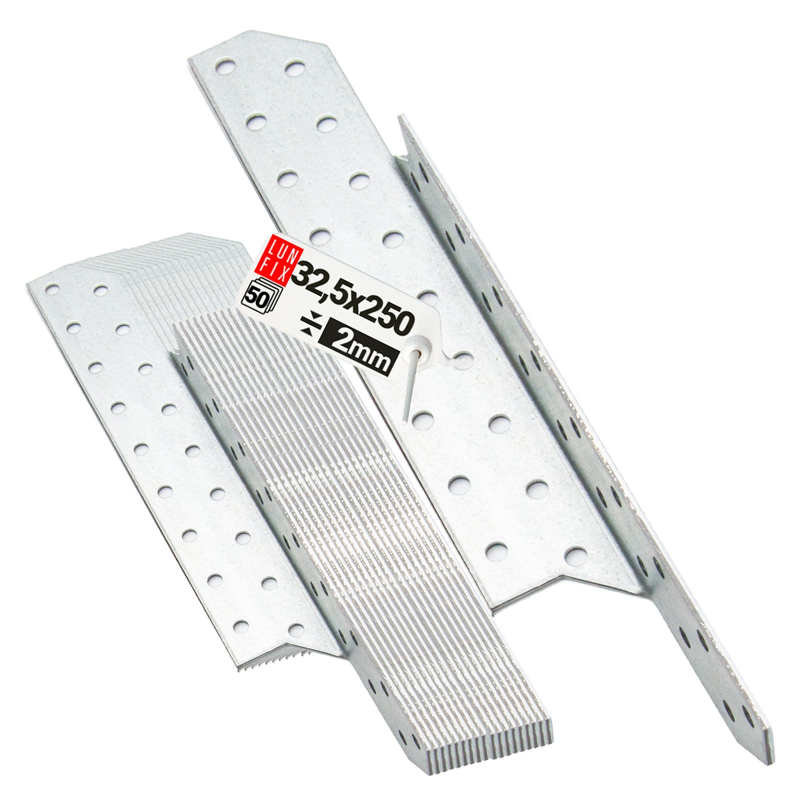 Łącznik krokwiowy 32,5x250 mm prawy 50 szt.