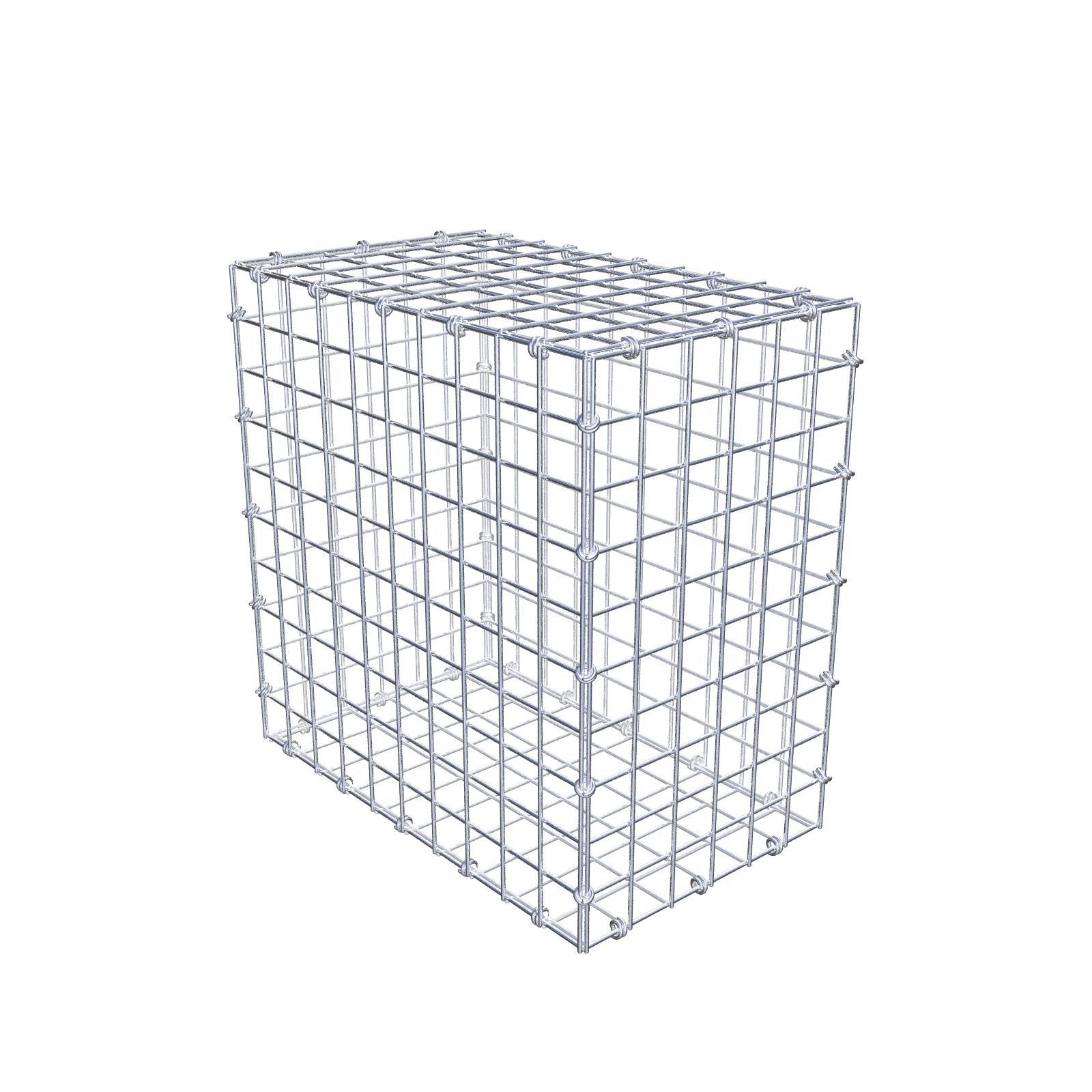 Gabion 50 cm x 50 cm x 30 cm (dł. x wys. x gł.), rozmiar oczek 5 x 5 cm, pierścień spiralny