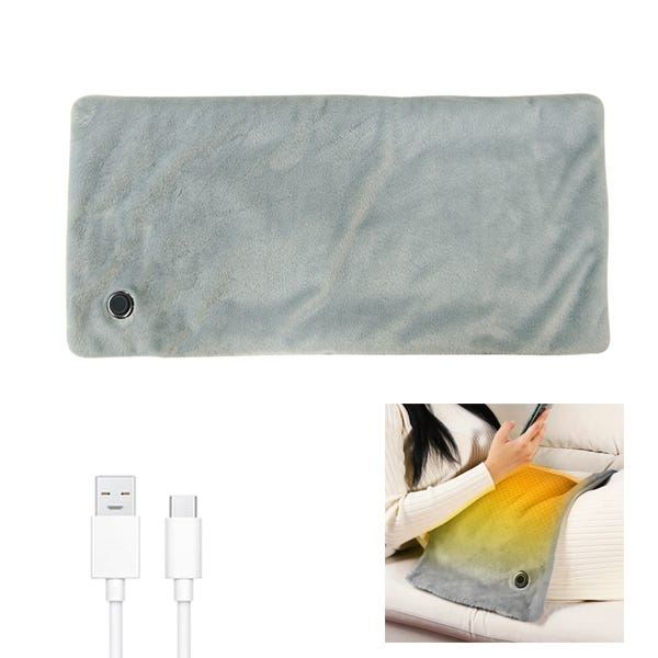 Couverture chauffante USB, idéale pour chauffer les épaules, le ventre ...