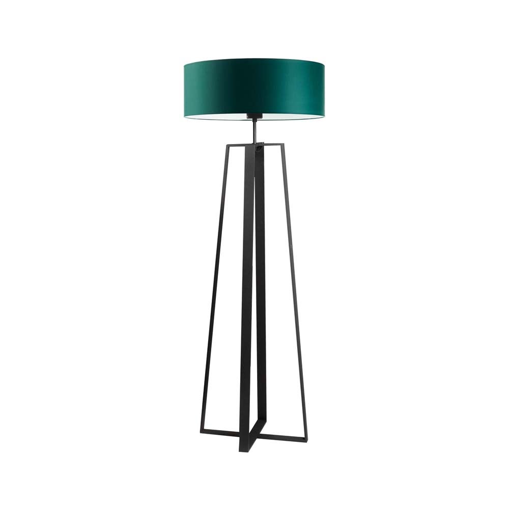 Lampa stojąca podłogowa z abażurem walec WENIS