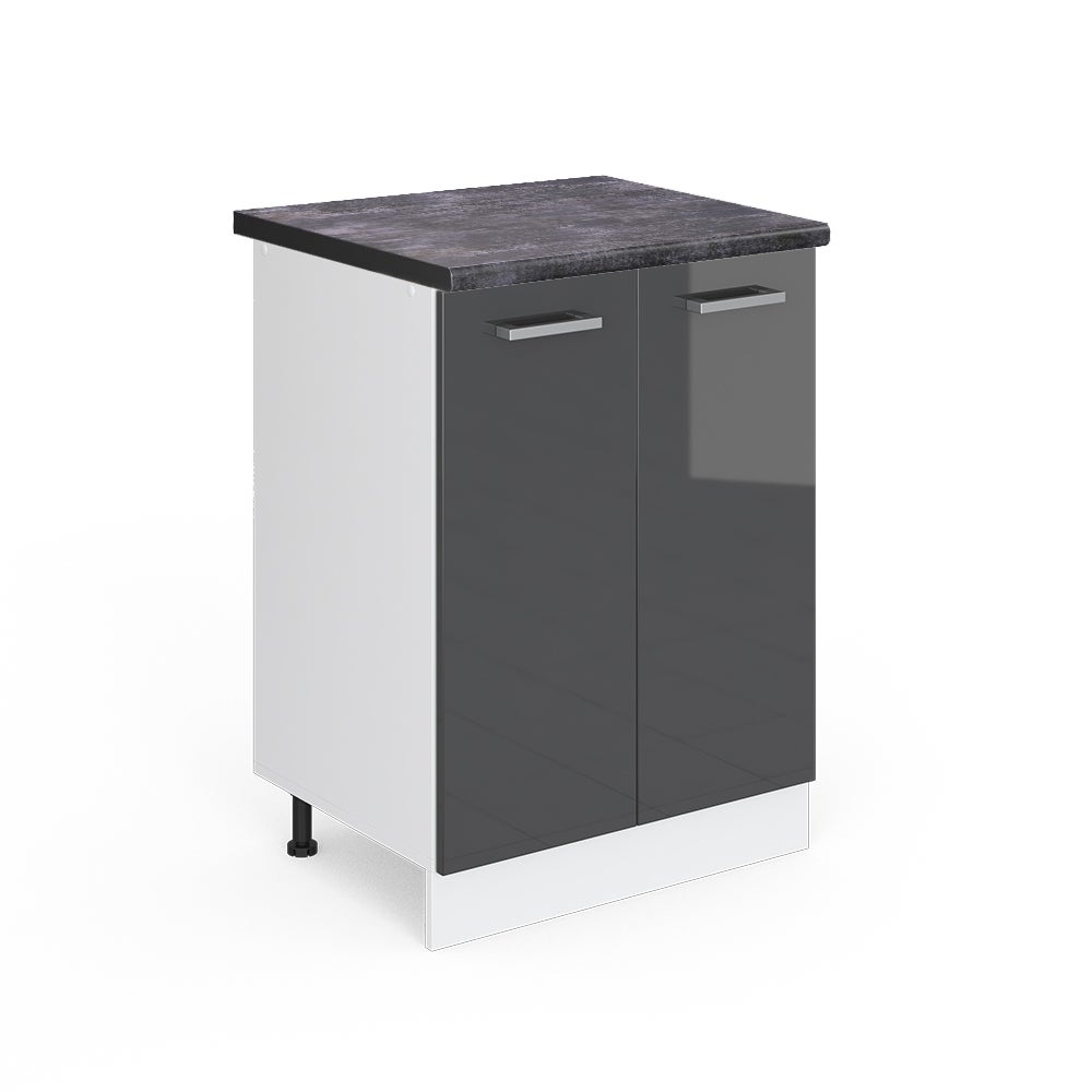 Vicco Szafki kuchenne R-Line, Antracyt wysoki połysk, 60 cm , BP Antracyt