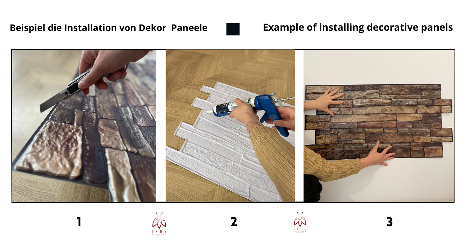 4 m²/10 pièce 3D PVC IMITATION TUILES panneaux muraux revêtement mural DECOR PVC bardage carreaux imitation Dark Slate épaisseur 1mm ! - 5