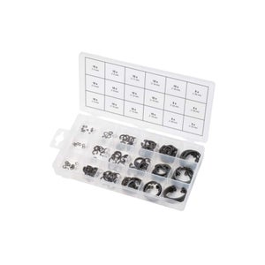 Kit 300 Circlips En E Acier Inox – Assortiment Anneaux De Retenue M1.5 à M22, Coffret Organisé