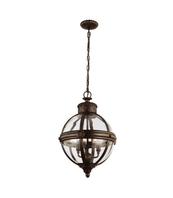 Suspension extérieur Adams Verre,Acier Bronze britannique Leroy Merlin