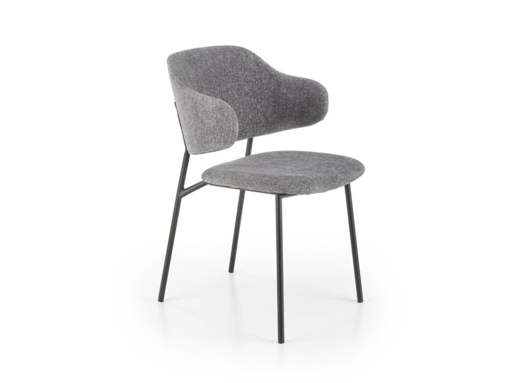 Krzesło tapicerowane K497 szare
