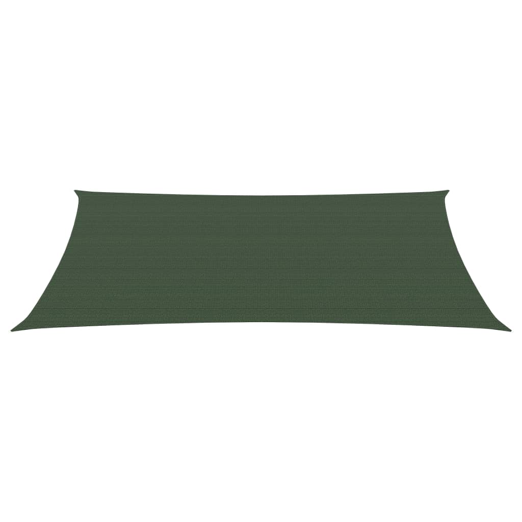 Vela ombreggiante 160 g/m² verde scuro 3,5 x 5 m HDPE 02_0009417 - 2