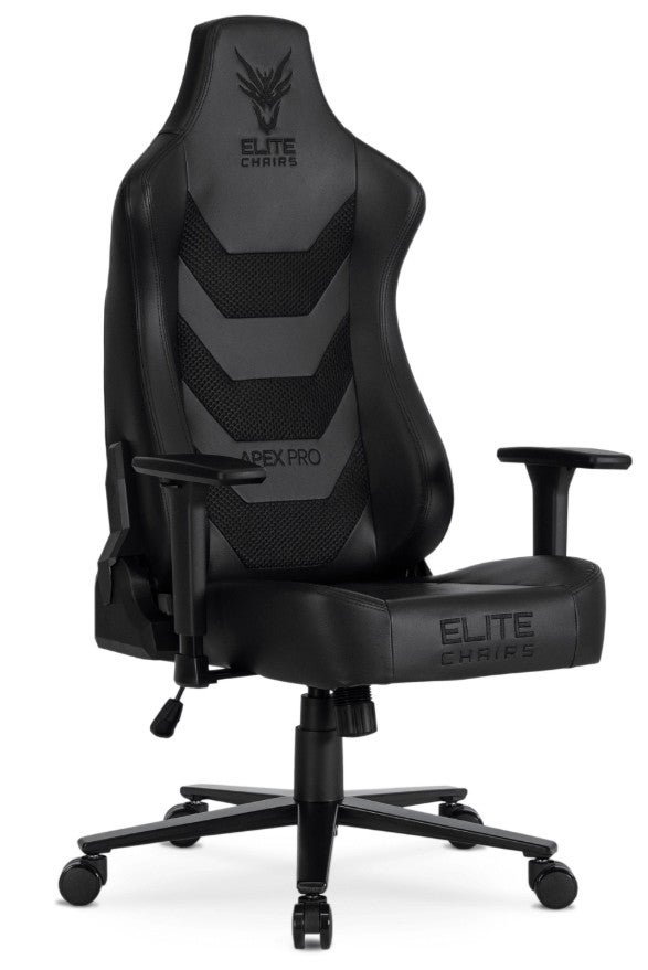 Fotel Gamingowy Obrotowy Ergonomiczny Biurowy Krzesło Dragon APEX Czarny