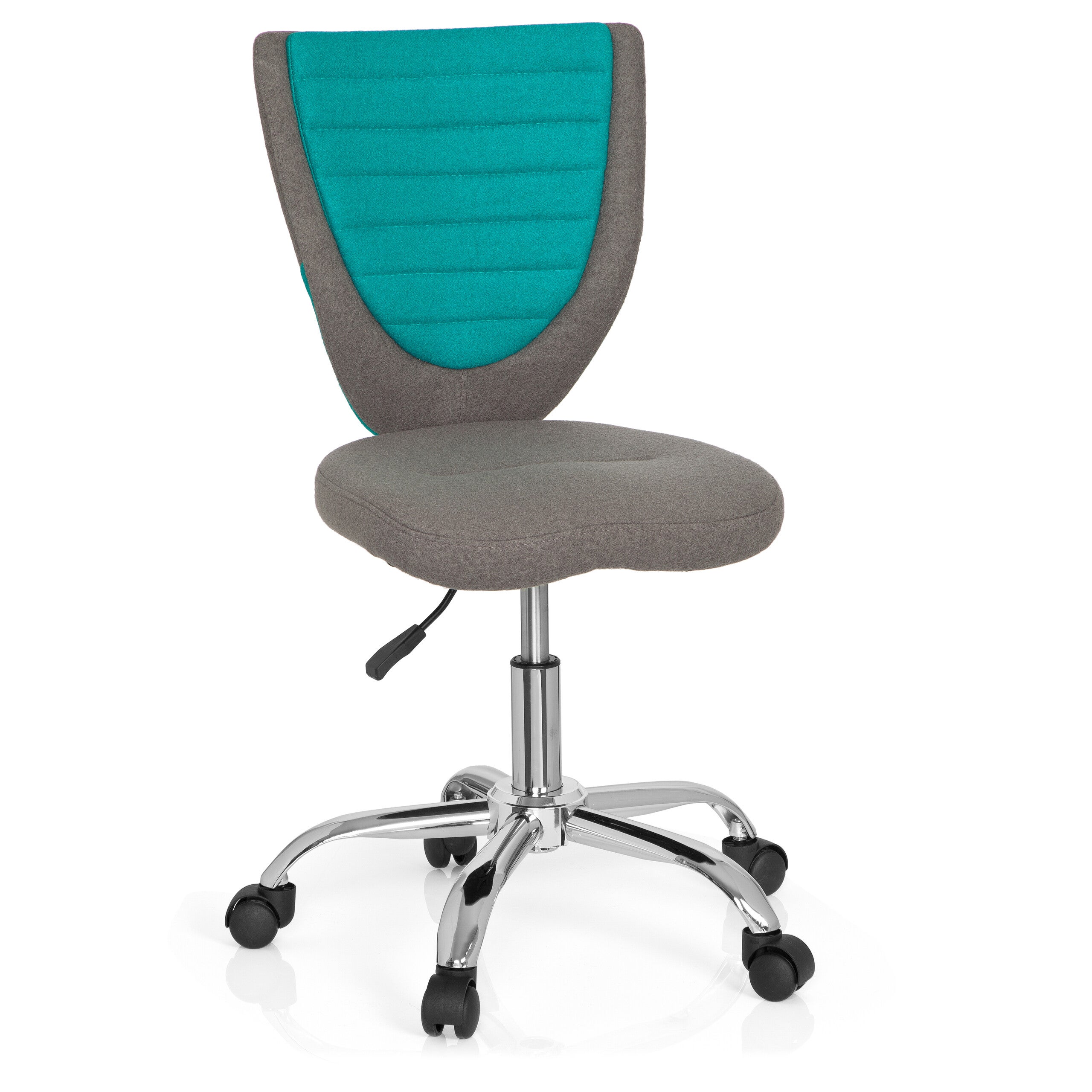 Krzesło obrotowe dla dzieci KIDDY COMFORT Szary / turkusowy hjh OFFICE