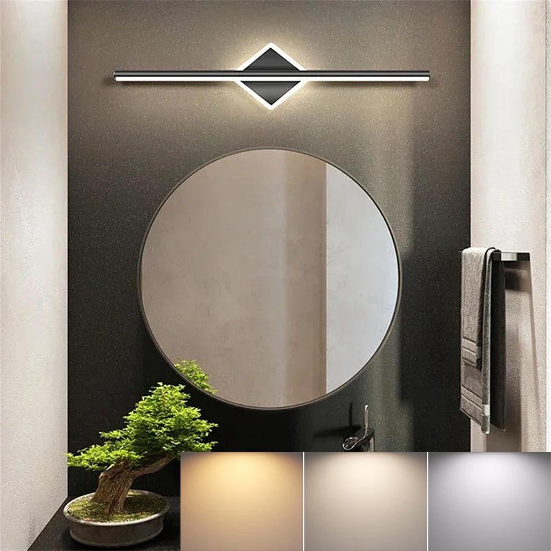 Lampa LED 10 W do toaletki, lustra łazienkowego, światło białe 3000 K/4000 K/6000 K, 40 cm, do szafki z lustrem łazienkowym