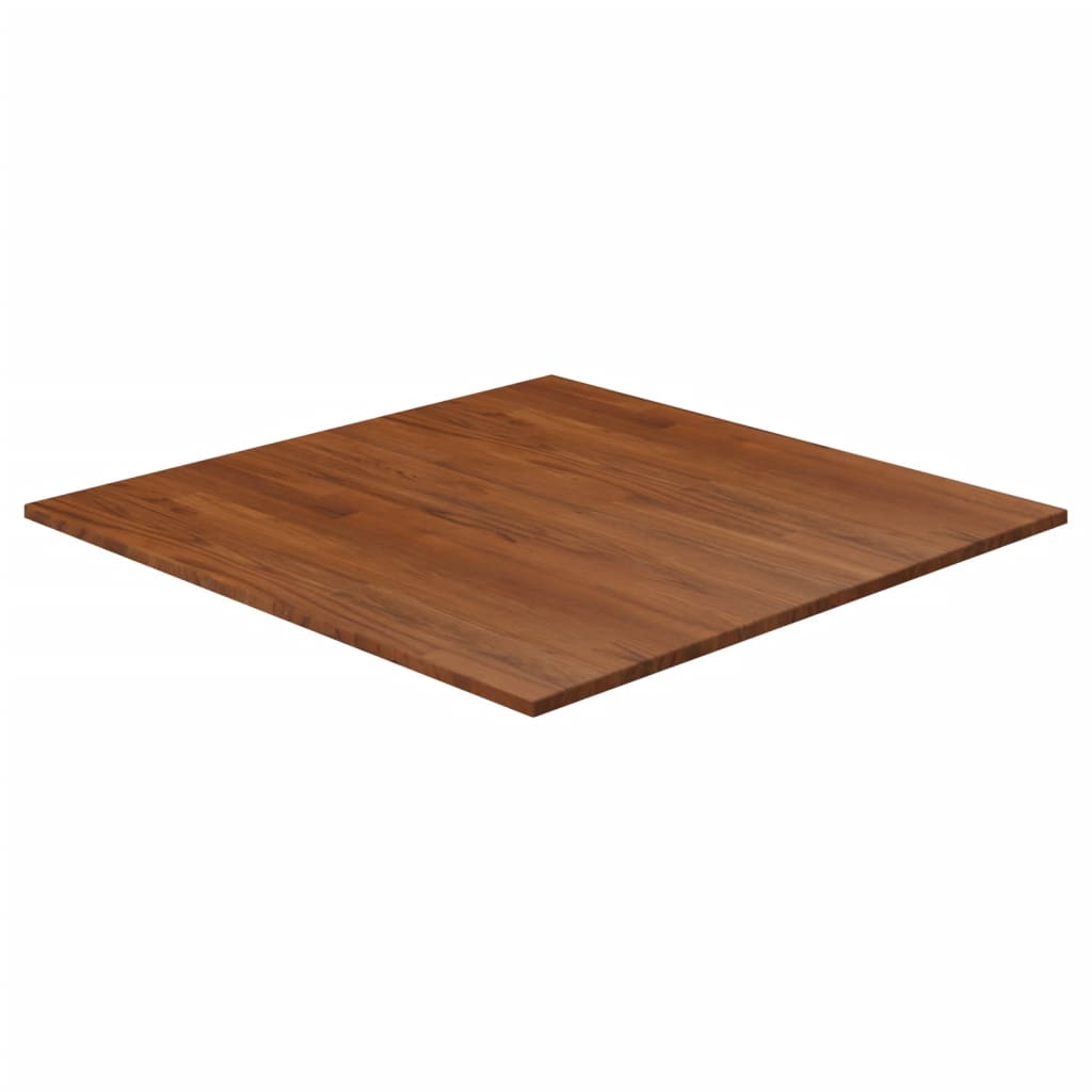 Maison exclusive - tablero de mesa cuadrada madera roble marrón oscuro 80x80x1,5cm