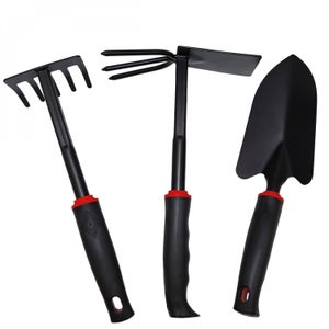 Râteau De Désherbage En Acier Au Carbone 5 Dents - Outil De Jardinage Robuste Et Ergonomique