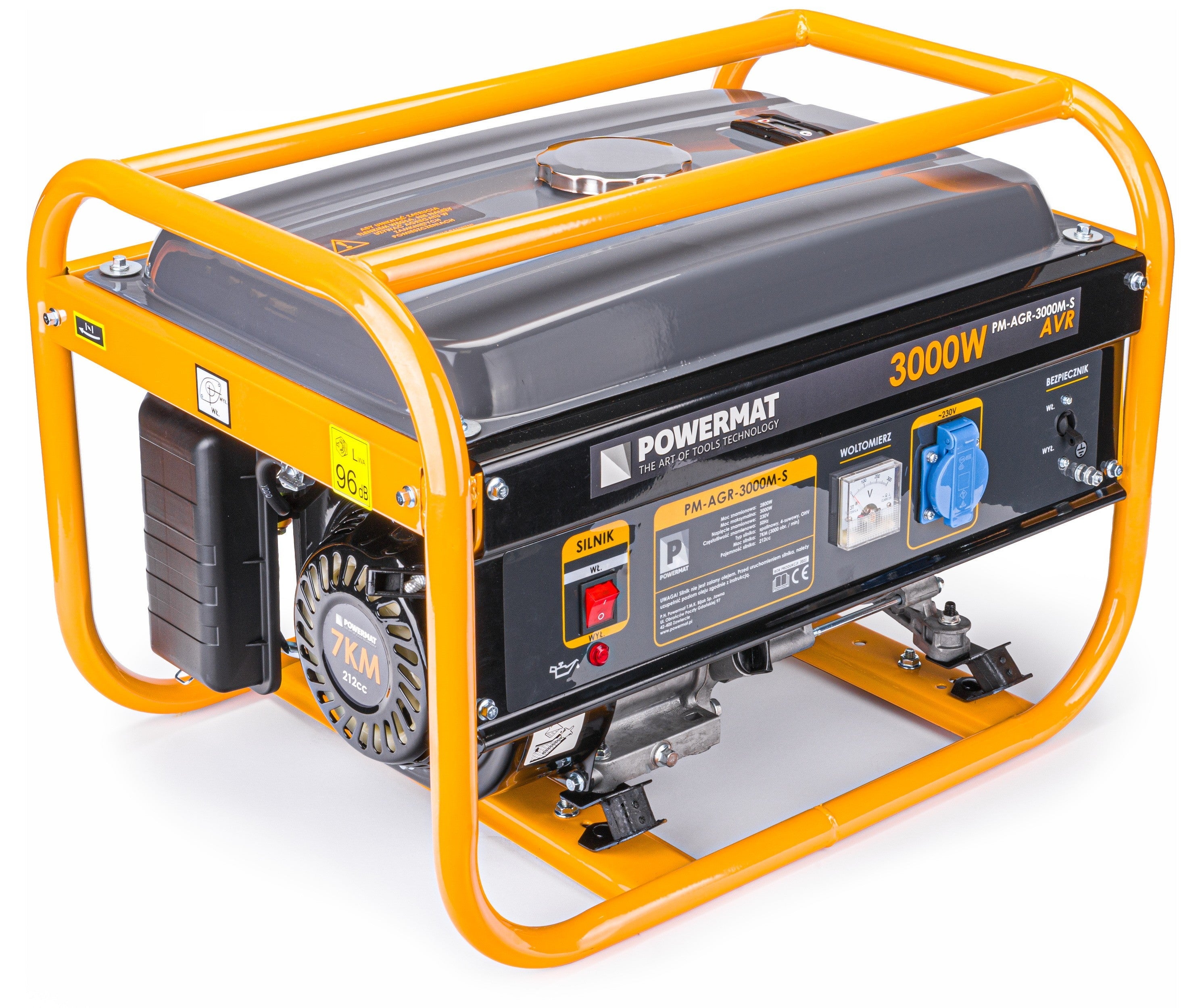 Generator curent 3kW 3000W motor benzina 7CP (PM1137)