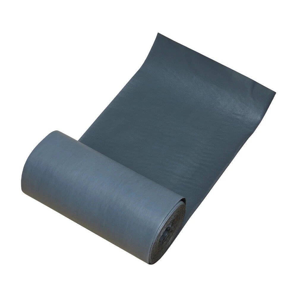 Bextcok Rouleau de membrane d'étanchéité auto-adhésive à installation rapide,ruban anti-fuites pour la rénovation de toiture(20cmx5m,gris foncé) - 8