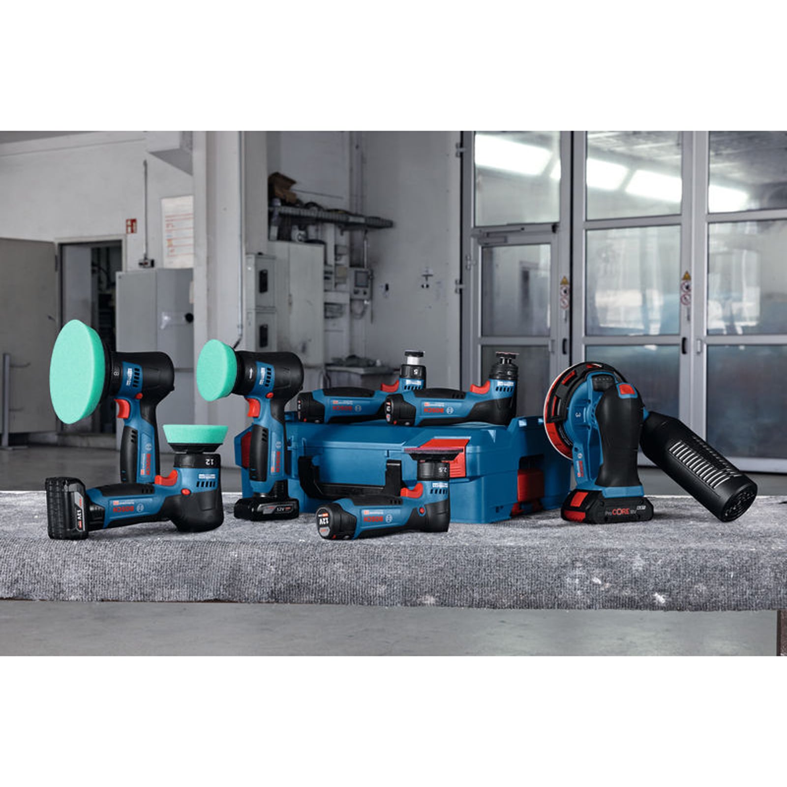 BOSCH PROFESSIONAL GPX 12V-125 Polerka Excentryczna - 12V - Bateria i Ładowarka Nie Wliczone - 2