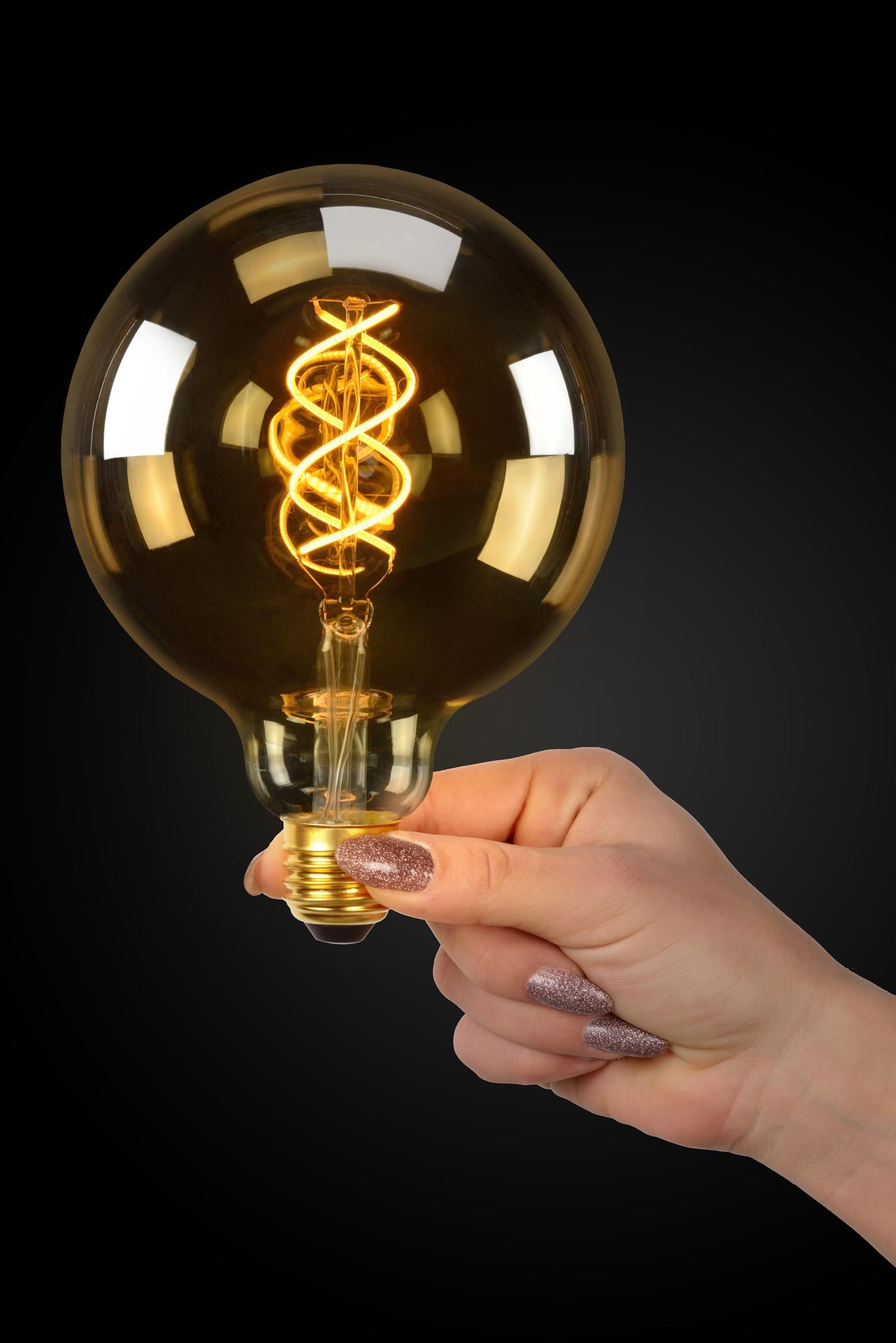 Ampoule filament ambre E27 LED - Lucide G125- 49033/05/62 - 4