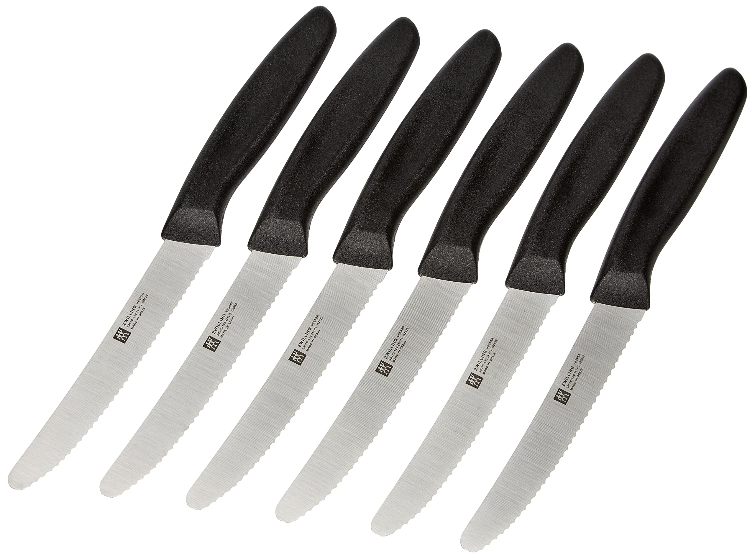 Zwilling Twin Grip Set 3 Coltelli Da Cucina - Spelucchino, Verdure E Lardellatura, Lame In Acciaio