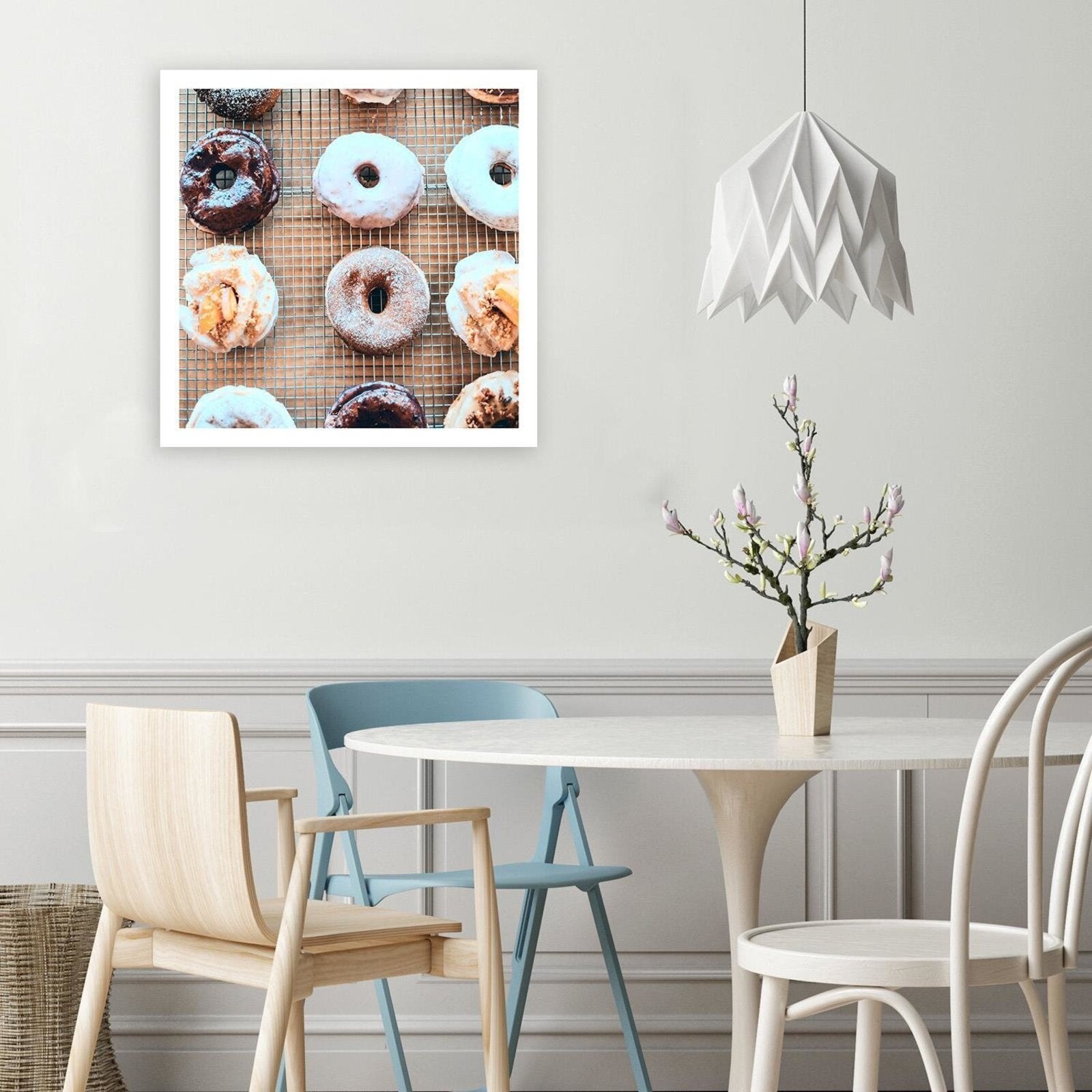 Tableau beignets savoureux - 60 x 60 cm - 3
