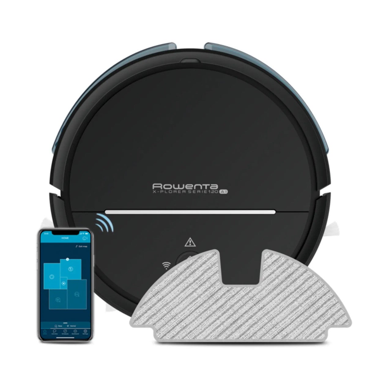 Robot Roventa Rowenta RR7875 X-Plorer Serie 120 AI Robot Aspirapolvere Lavapavimenti ...