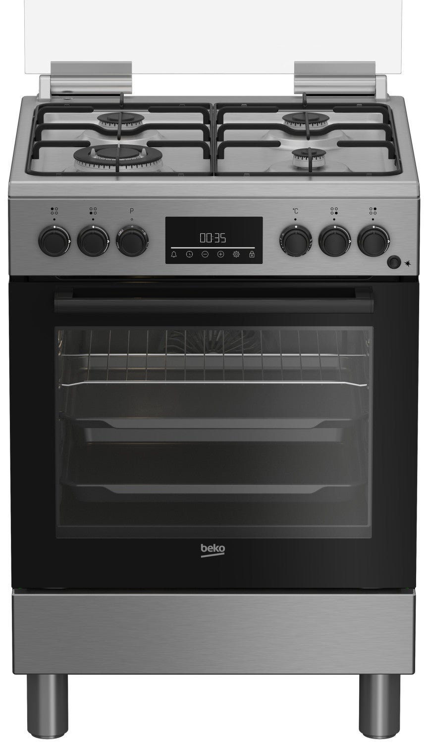 Beko Fbe62310gx Cocina Independiente A Eléctrico Encimera De Gas Acero Inoxidable Acero Inoxidable, Leroy Merlin