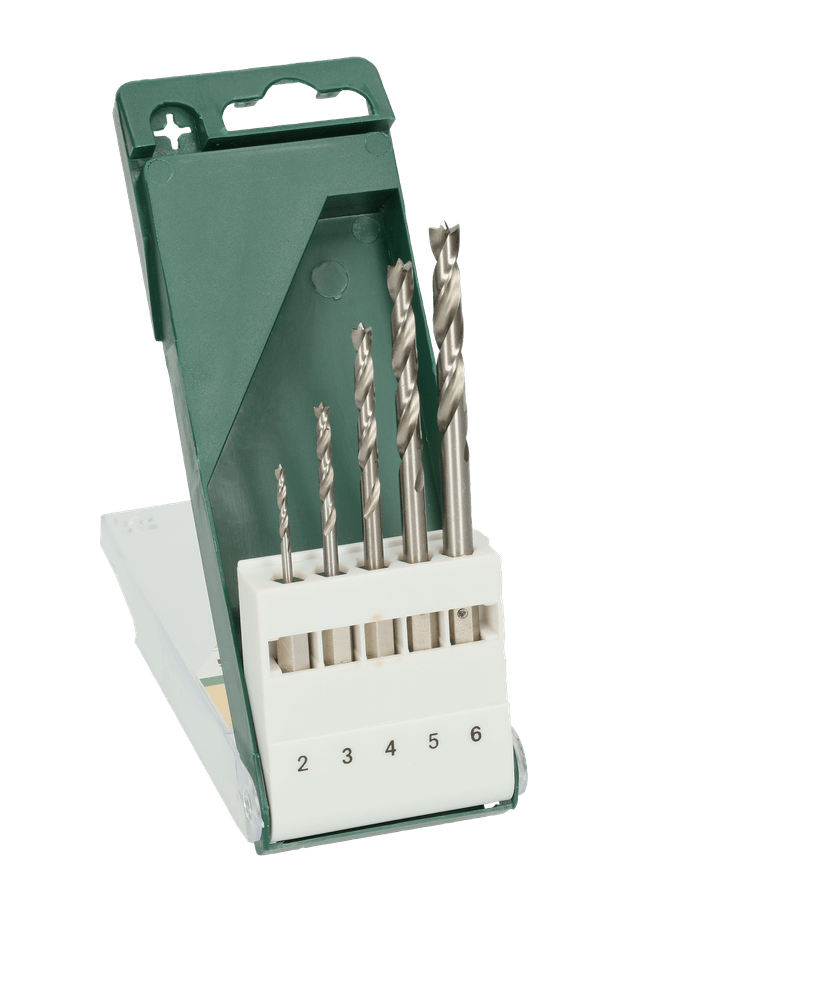 Bosch Accessories 2609255326 Jeu de forets pour le bois 5 pièces 2 mm, 3 mm, 4 mm, 5 mm, 6 mm 1/4 (6,3 mm) 1 set - 3