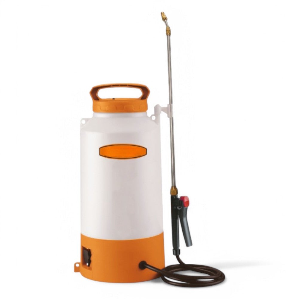 Pompa irroratrice a spalla 8 lt. a pressione elettrica e batteria litio 12V/1.3 Ah - 2