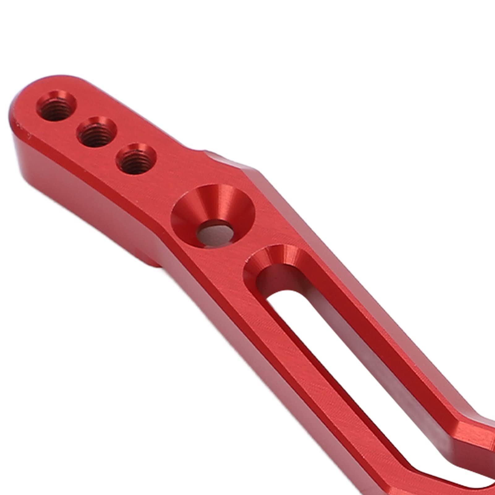 Staffa ammortizzatore posteriore in alluminio per piastra ammortizzatore posteriore per auto telecomandata ARRMA 1/10 (rossa) - 9