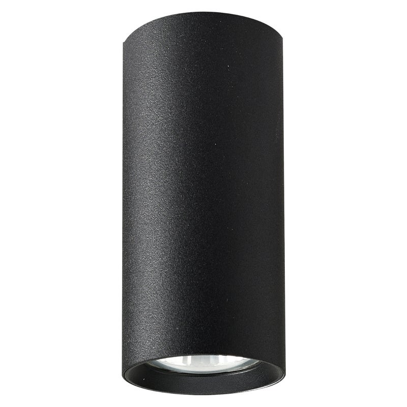 Reflektor sufitowy spot natynkowy Artemis okrągły czarny 1xGU10x10W wym: 13 x 6 x 6 cm metal Alfa