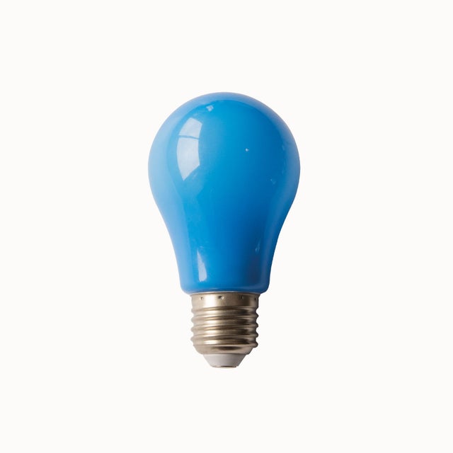 Ampoule E27 2,5W - type guinguette - Bleu- Chromex