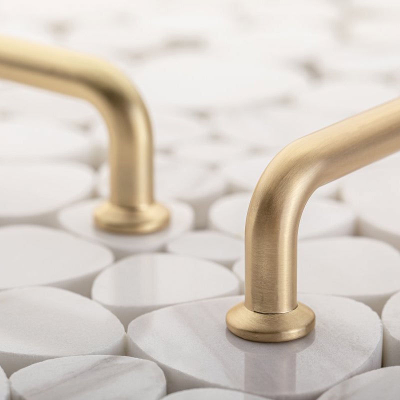 Poignée morelia - Décor : Or brossé - Entraxe : 320 mm - Longueur : 334 mm - FOSUN - 3