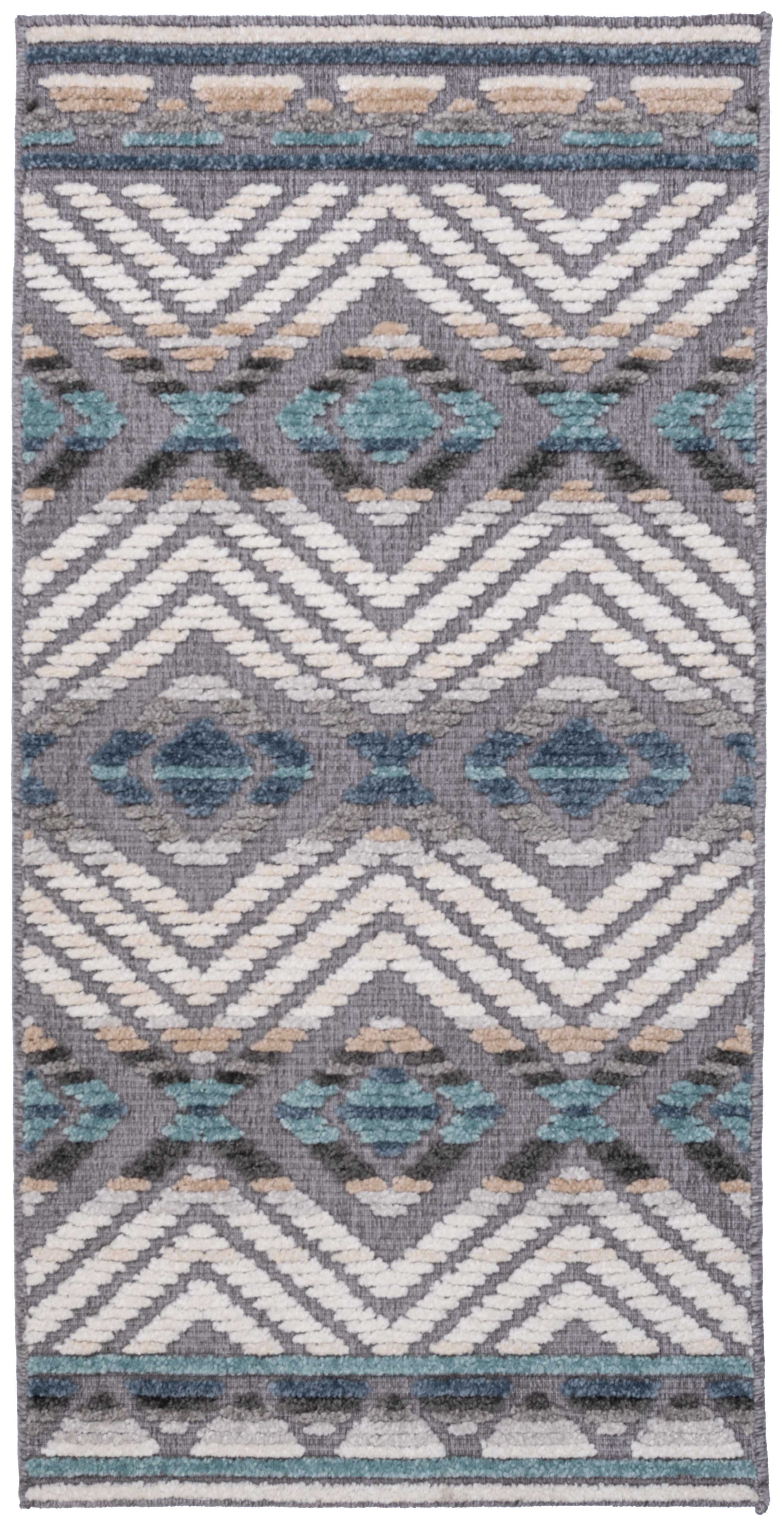Dywan Multidecor Nepal 160 x 230 cm pasy niebieski 1 szt.