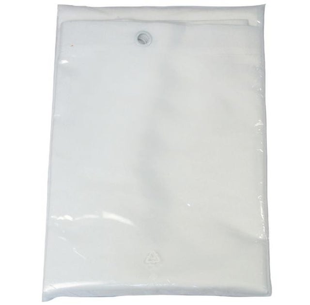 Galedo - Rideau de douche textile blanc 200 x 180 cm Outillage Online
