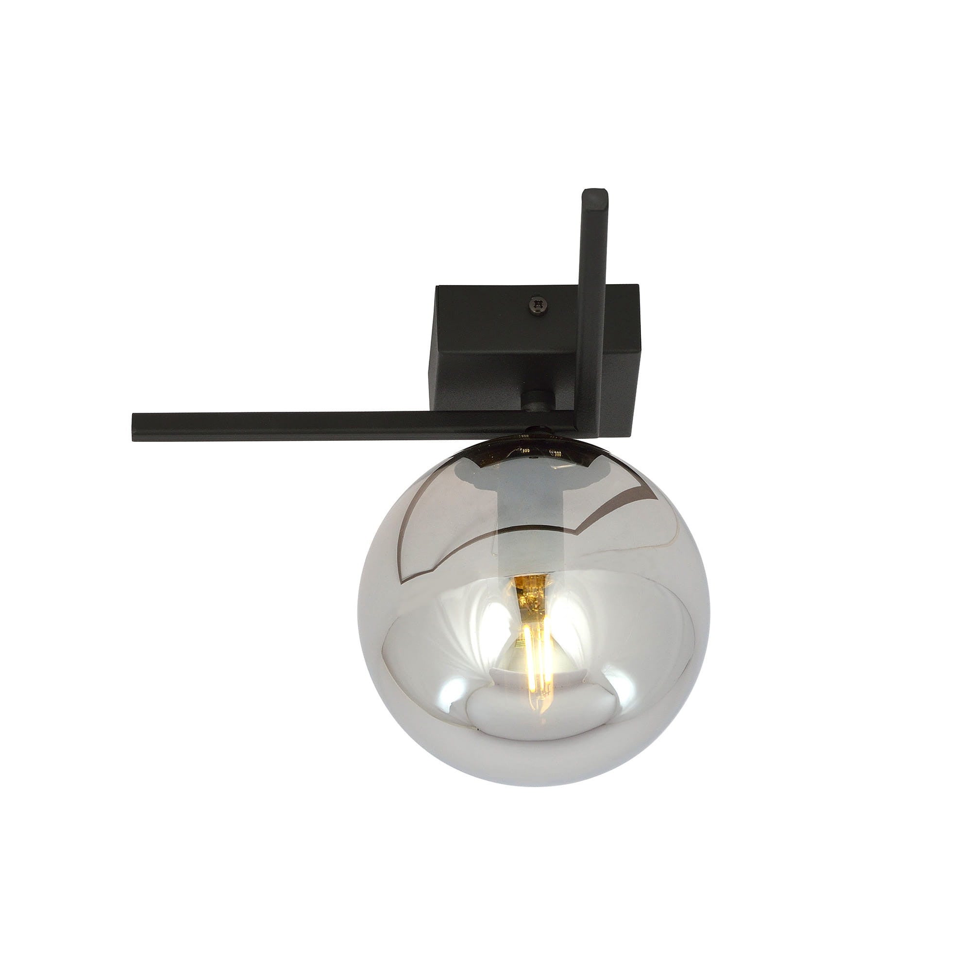 Lampa sufitowa Imago czarno-grafitowa 1xE14x10W wym: 21 x 22,5 cm metal Emibig