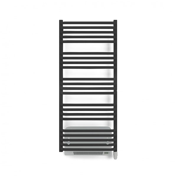 Radiateur Sèche-Serviettes Électrique Zwart 500W avec Étagère et Pieds | Économe en