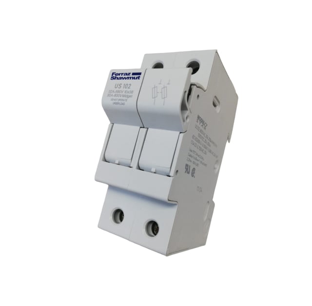 Mersen d305052f us102/f portafusibile din 10x38 32a 2p 690v ferraz shawmut