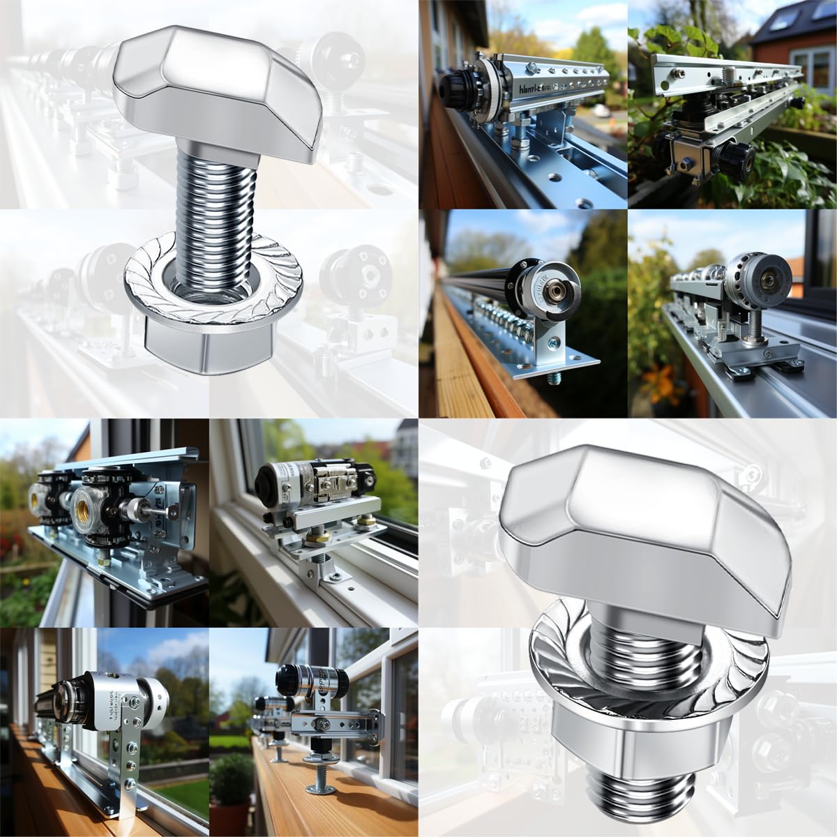 20 Viti Per Libri In Acciaio Inox 8 Mm – Rivetti A Vite Per Pelle, Cinture E Fai Da Te, Dado A Manicotto, Fornitore Tedesco - 2