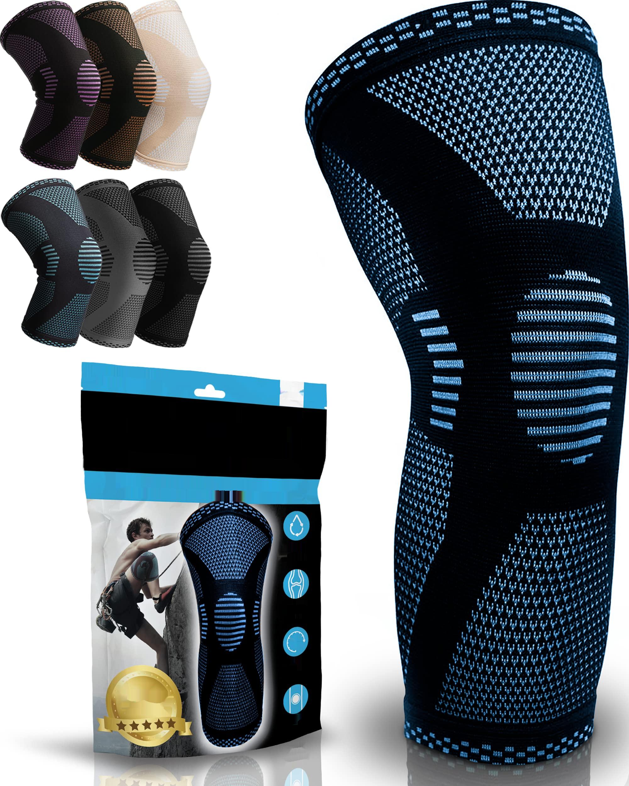 Genouillère Sport PURPLELILY à Ressort Rebondissant – Pour Running, Musculation, Gym, Protection Et Stabilité, Taille Unique