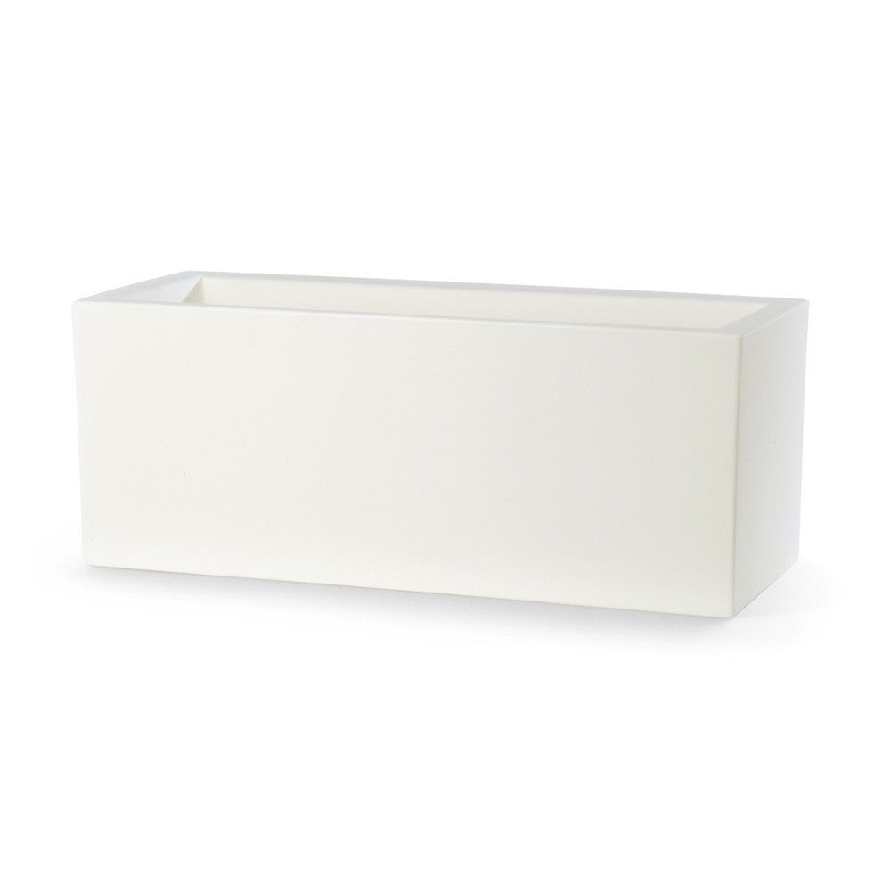 Maceta Diseño Italiano Resistente Schio 80cm Blanco - Jardineras Exterior E  Interior, Polímero Resistente UV Maceta Teraplast, image size:1000x1000