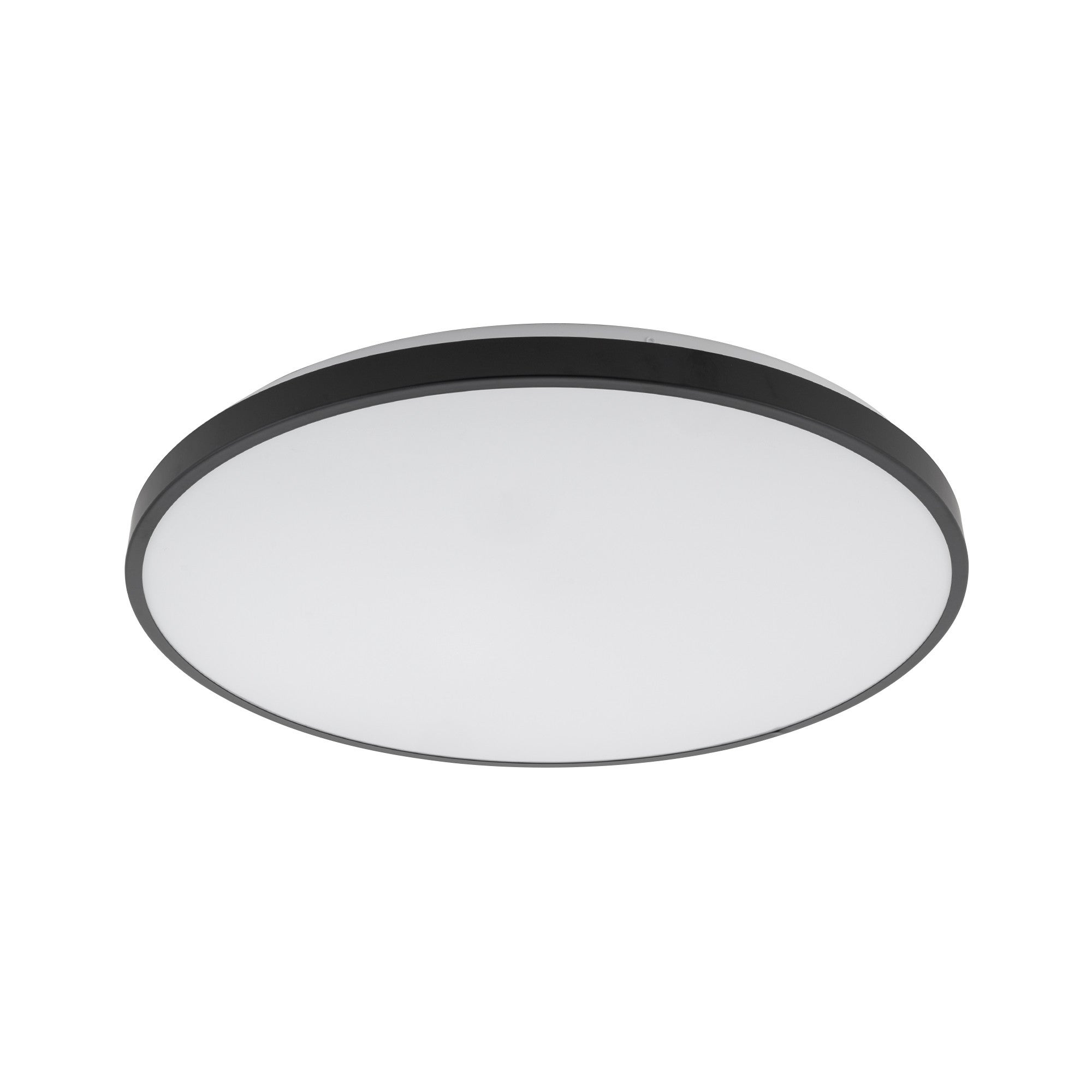 Plafon Agnes Led okrągły czarno-biały LED 32W 3000K 2600lm wym: 5 x 49 cm IP44 metal Nowodvorski Lighting