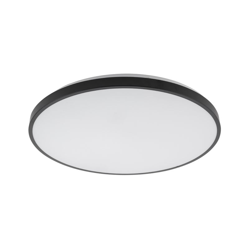 Plafon Agnes Led okrągły czarno-biały LED 32W 3000K 2600lm wym: 5 x 49 cm IP44 metal Nowodvorski Lighting