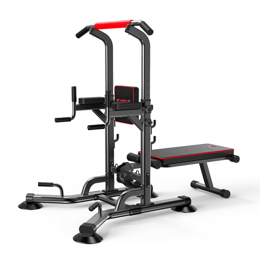 Banc D'extension Du Dos / Chaise Romaine SPORTNOW | Rouleau De Jambes Réglable 6 Positions | Pour Dos, Abdominaux, Fessiers | Poids Max 120 Kg