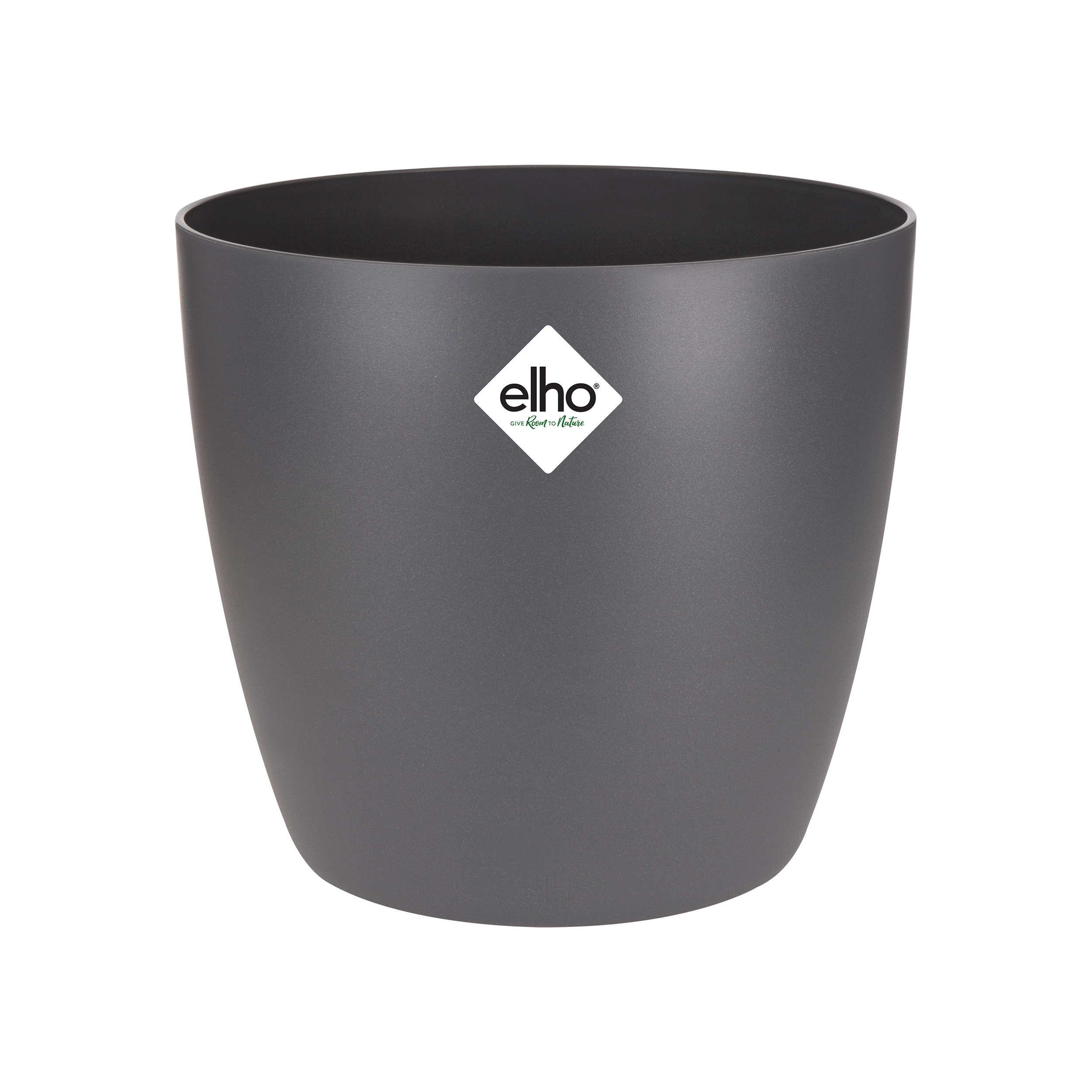 Cache-pot elho Brussels Round – Anthracite – D30 x H27 cm– ComfortXL ...
