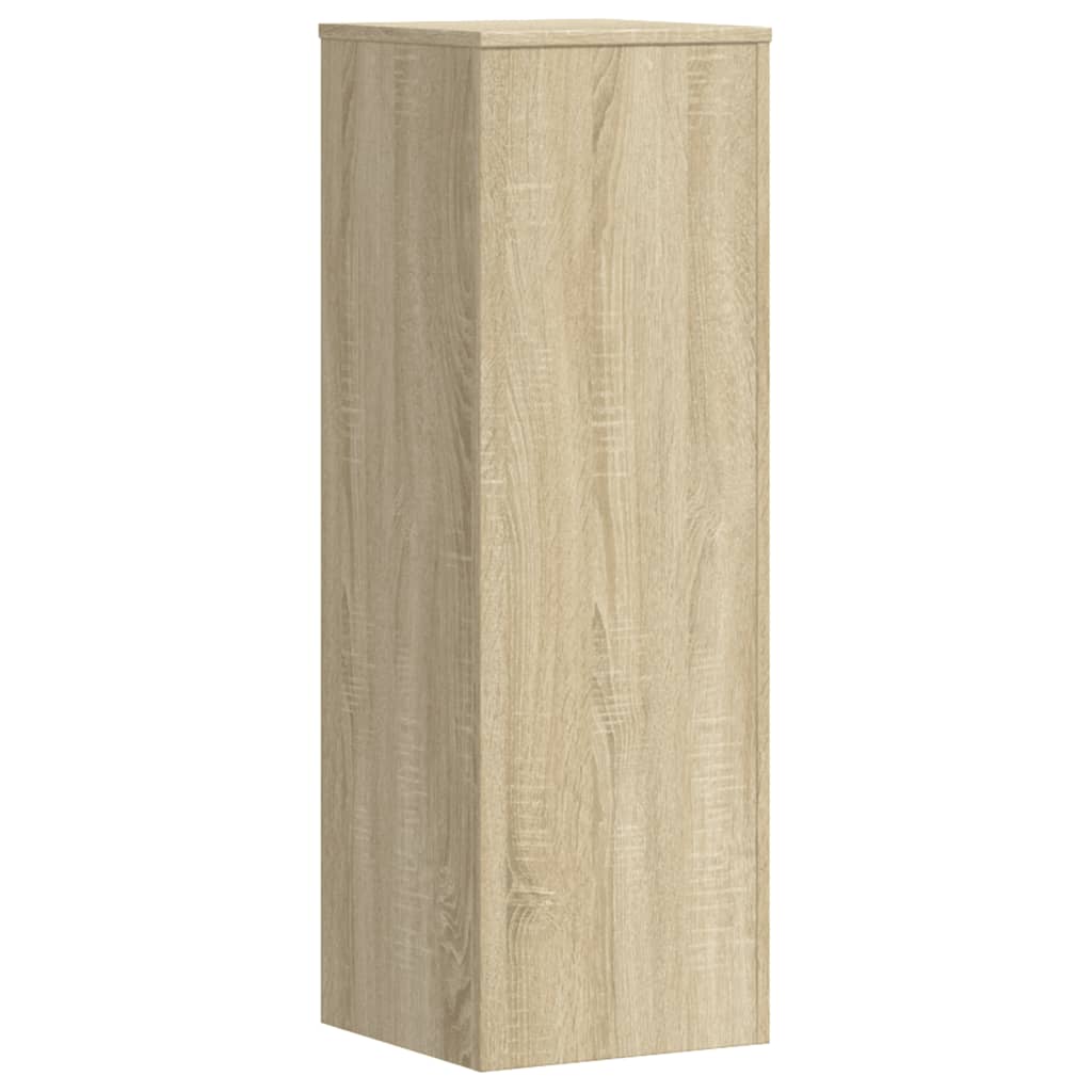 Support pour plantes chêne sonoma 33x33x100cm bois d'ingénierie - 6