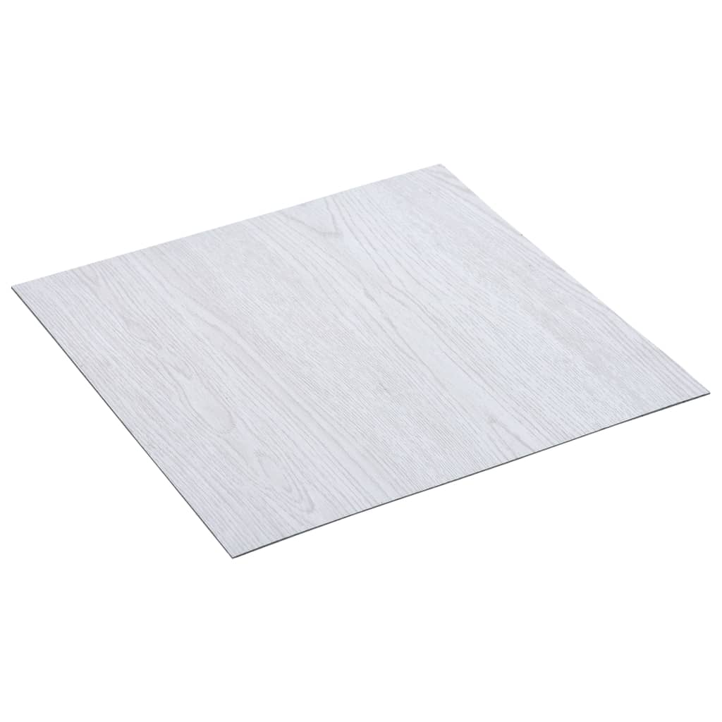 20 piezas lamas de suelo autoadhesivas | tarimas de suelo | tarimas autoadhesivas pvc 1,86 m² blanco cfw78375