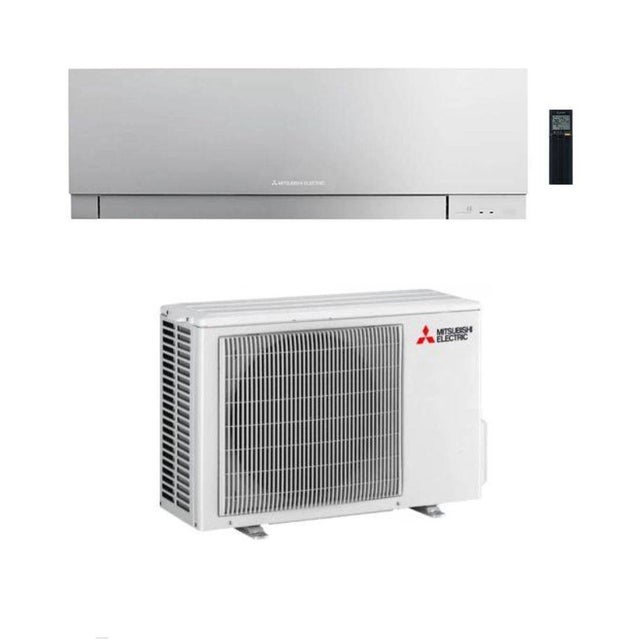 Mitsubishi Climatizzatore Monosplit Linea Kirigamine Zen MSZ-EF Silver MSZ-EF25/35/42/50VGKS Inverter R-32 Wi-Fi Classe A+++ - 9000 btu