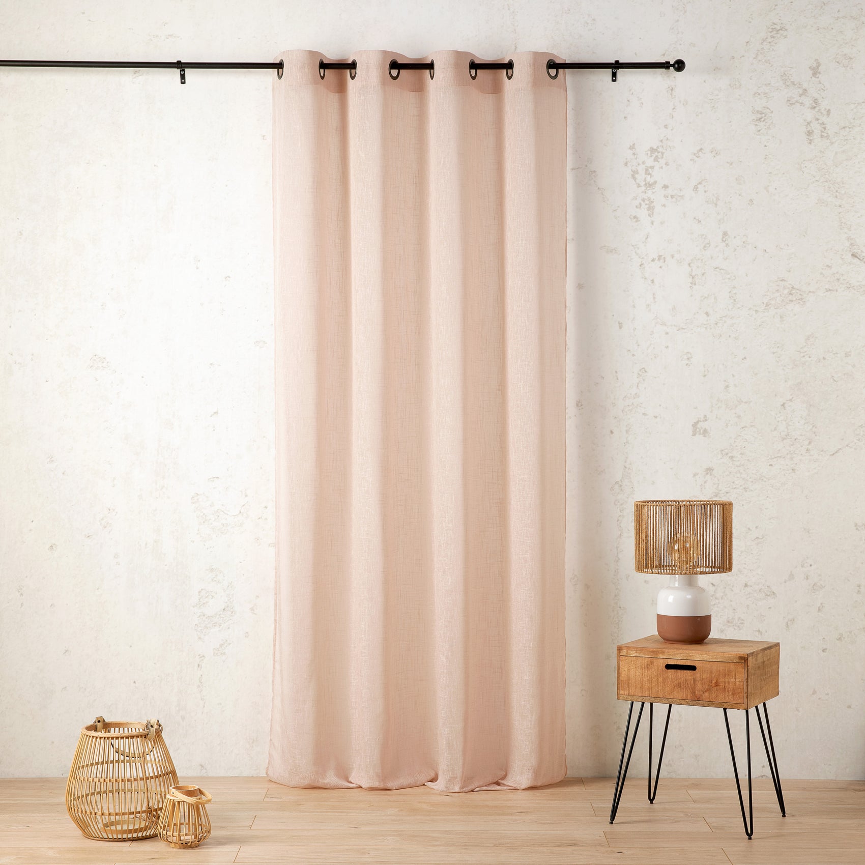 Voilage Rose Poudre