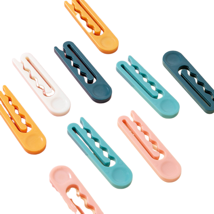 Lot De 8 Pinces à Chaussettes En Acier Inoxydable - Pour Tringle à Linge, Machine à Laver Et Rangement