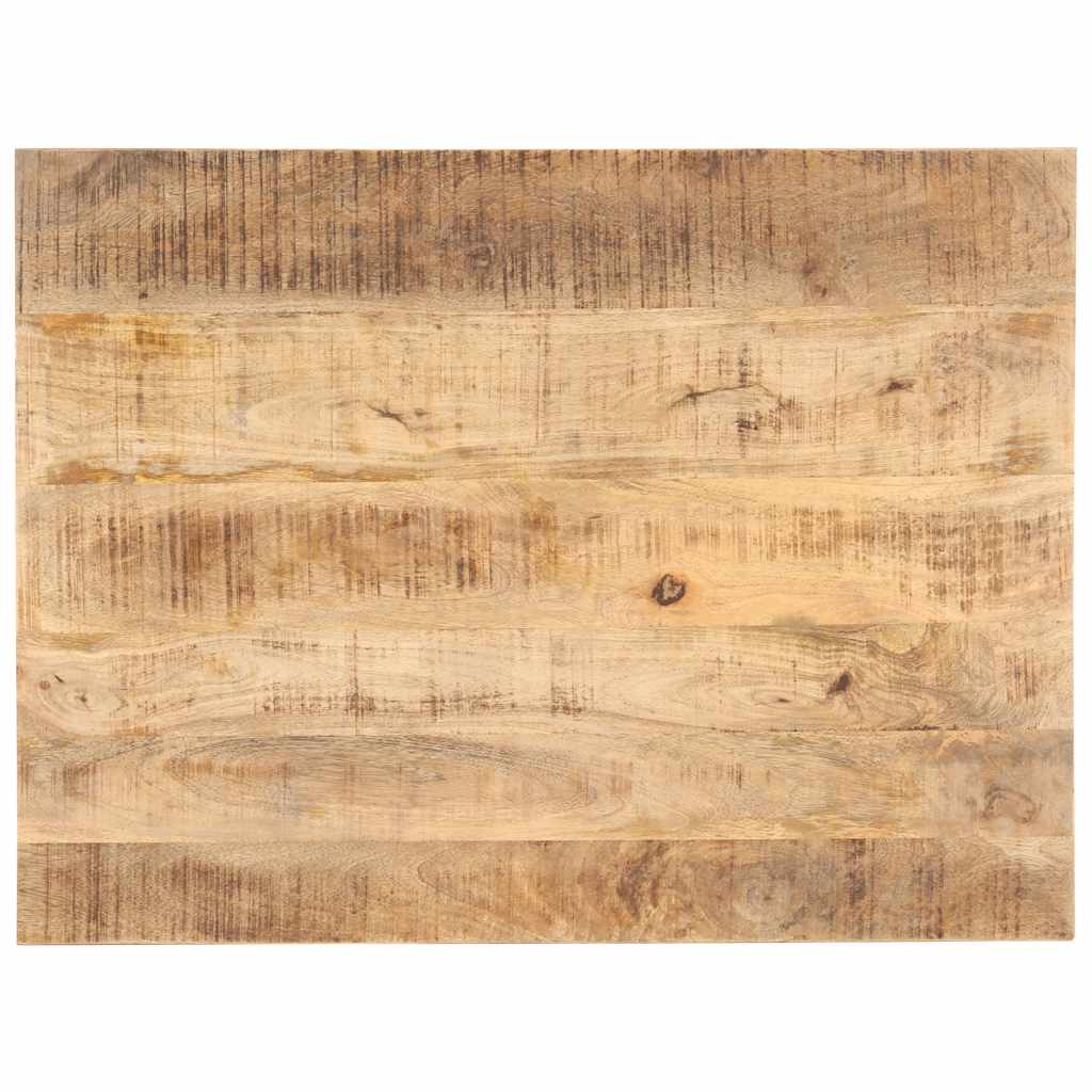 Maison exclusive - superficie de mesa madera maciza de mango 25-27 mm 80x60 cm