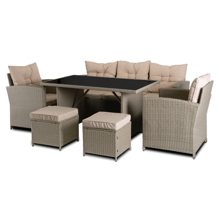 Zestaw Meble Ogrodowe Technorattan Sofa Na Taras Ogród Komplet COLORADO