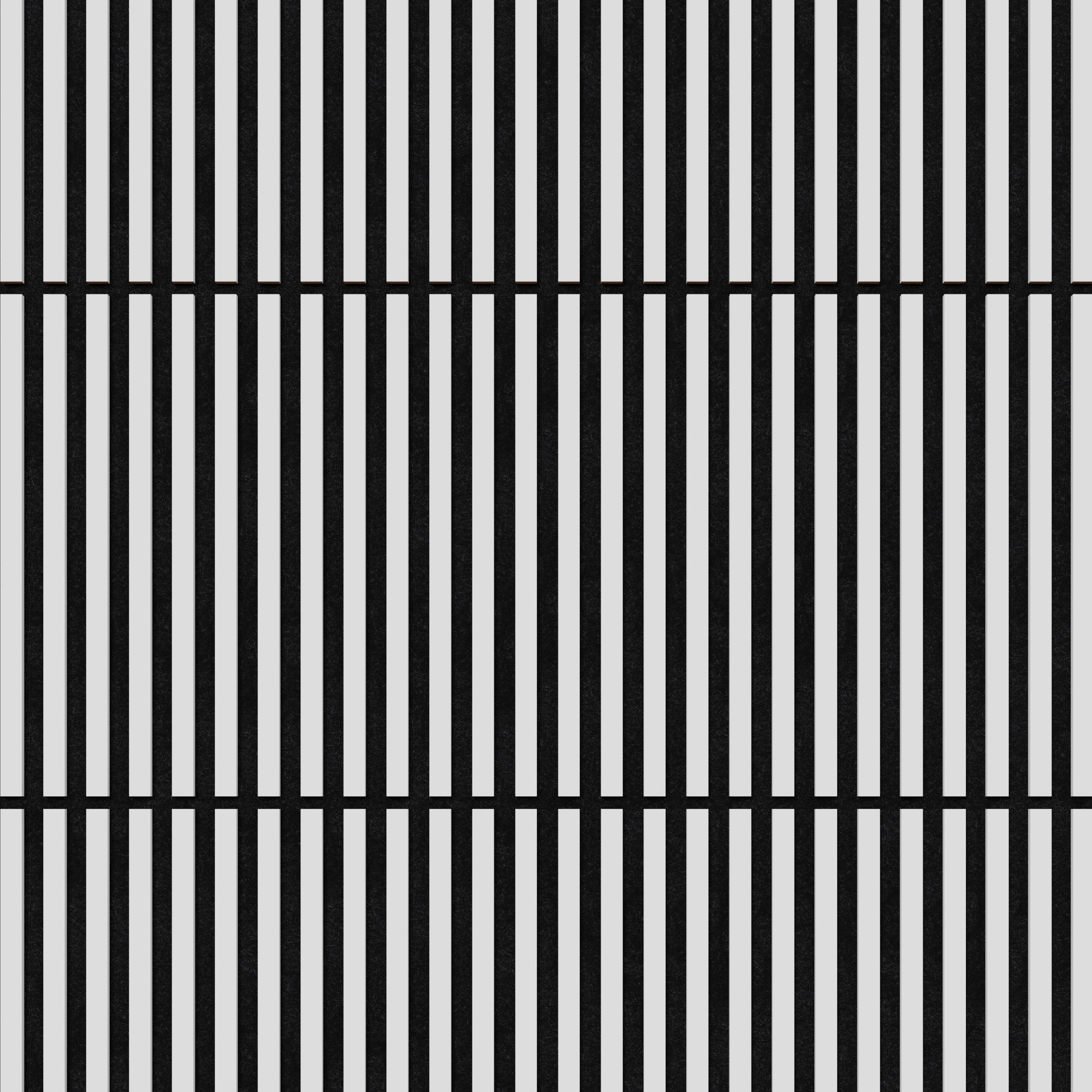 Panneau Tasseau Acoustique effet tasseau bois en feutre 605mm x 605mm blanc sur noir Linea Proline Stegu - 8