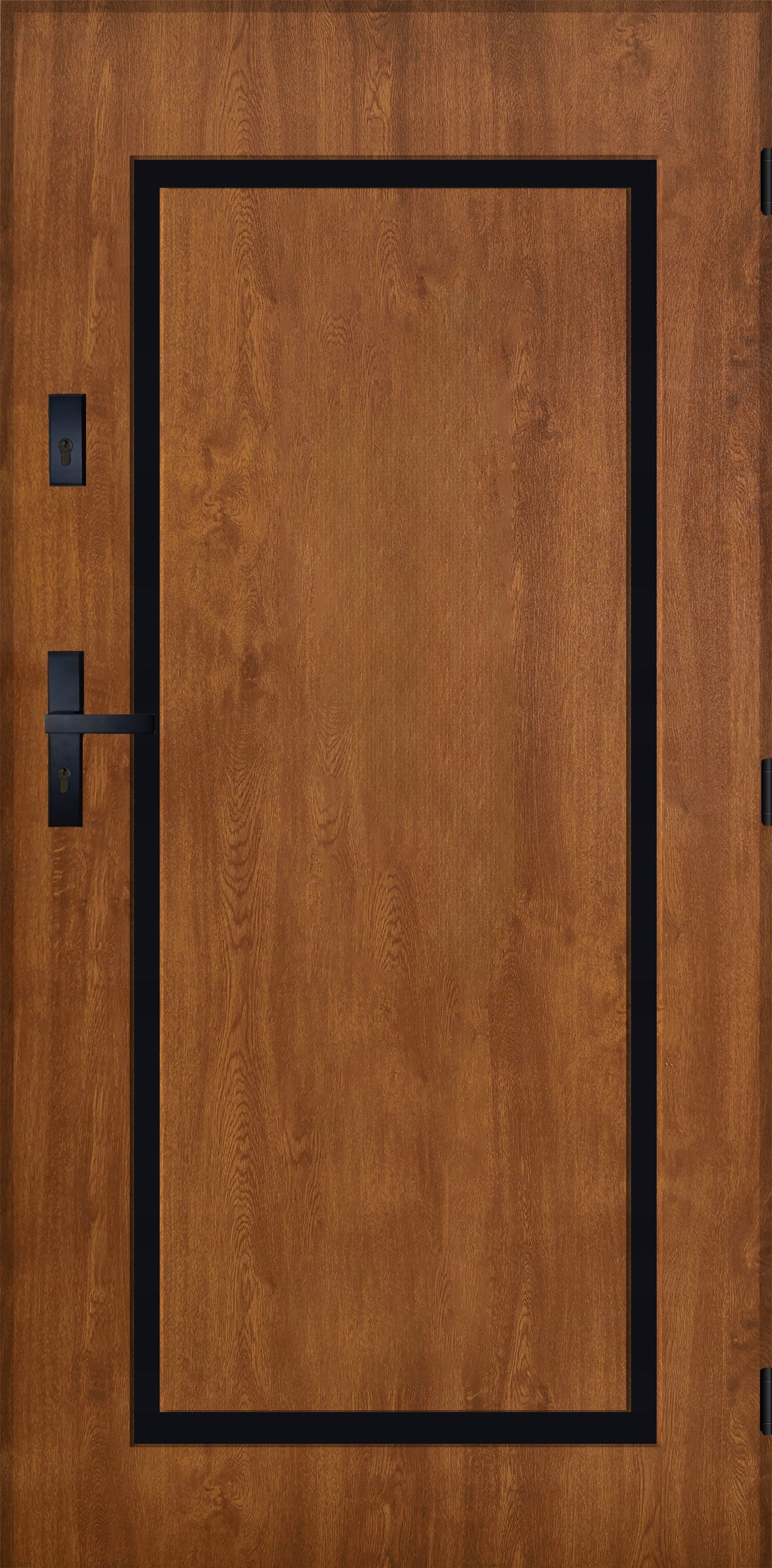 PANTOR SIRIUS Porta esterna destra 90 Rovere dorato Spessore 72mm Caldo ...